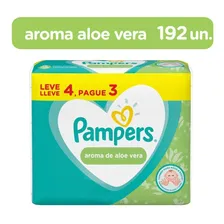 Toalhinhas Umedecidas Pampers Aloe Vera Com 192 Foto mini  2