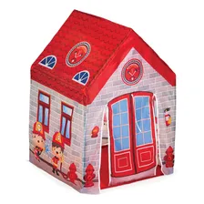 Toca Barraca Casinha Infantil Bombeiros Foto  mini 1
