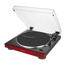Toca-discos Automático Belt-drive At-lp60x-rd Vermelho Foto mini  3