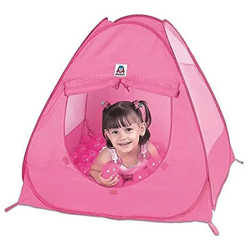 Toca Mágica Rosa Barraca Infantil Portátil Retrátil Braskit Foto 1