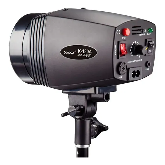 Tocha Flash Para Estúdio Fotográfico Godox K180a 110v Foto 1