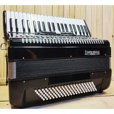 Todeskini acordeon 120 baixos preto Foto mini 3
