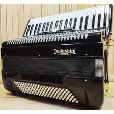 Todeskini acordeon 120 baixos preto Foto mini 2