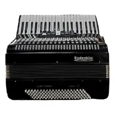 Todeskini acordeon 120 baixos preto Foto mini 1