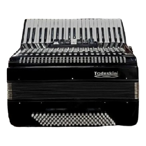 Todeskini acordeon 120 baixos preto Foto 1