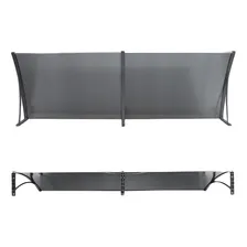 Toldo Policarbonato 1,2x0,5m Cinza/fume Versatil Foto mini 1