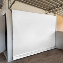 Toldo Retrátil Cortina Impermeável Com Tubos Cor Branco Foto mini  2