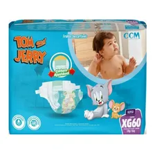 Tom e Jerry Hiper Pacotão fraldas descartáveis bebê XG Foto mini 1