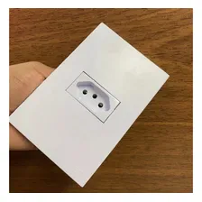 Tomada 20 Ampéres Elétrica Branco Brilho Gloss Recta Blux Foto mini 3