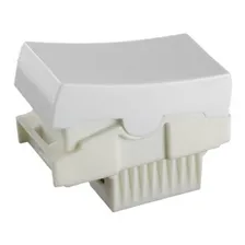 Tomada 20a + Interruptor Simples Moveis Slim Ilumi Cor Branco Foto mini  2