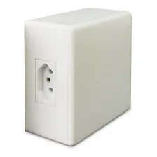 Tomada 2p+t 20a Sobrepor Pratika Box Branco Steck Foto mini 1