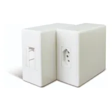 Tomada 2p+t 20a Sobrepor Pratika Box Branco Steck Foto mini 2