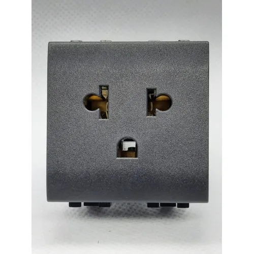 Tomada 2p+tu Padrão Americano - Bticino Living Cor Preto Foto 1