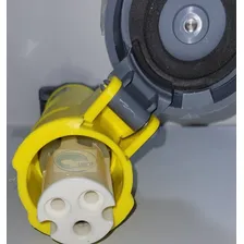Tomada Acoplamento Shock Tite 3p 2p+t 16a 4h 100/130v Steck Cor Amarelo Foto mini 3