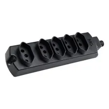 Tomada Barra Quintupla 2p+t 20a Tmu5-320 Kit 5 Pçs-margirius Cor Preto Foto mini 1