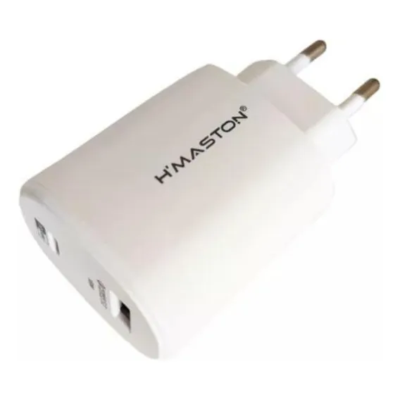 Tomada Carregador Fonte Turbo Duo Com Usb E Type-c Cor Branco Foto 1