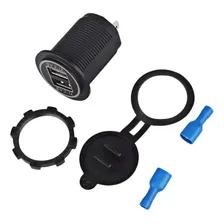 Tomada Carregador Usb Veicular Carro 2 Saídas 1.0a E 2.1a Cor Vermelho Foto mini  3