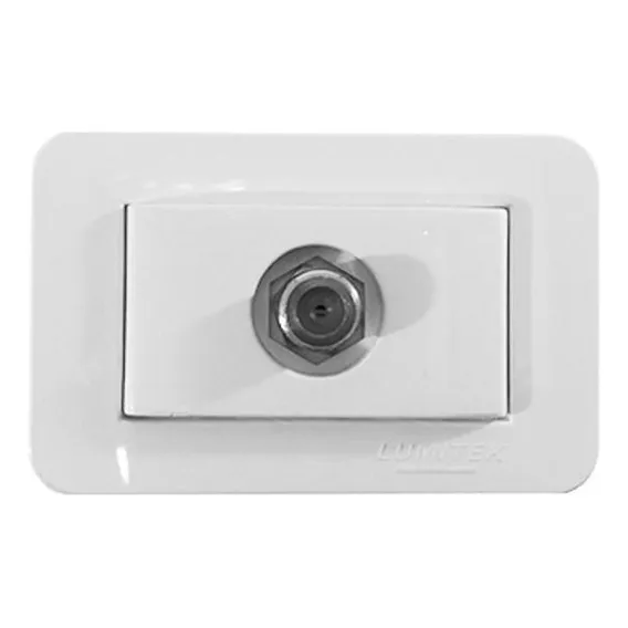 Tomada Coaxial Para Tv Para Moveis Lumitek Foto 1