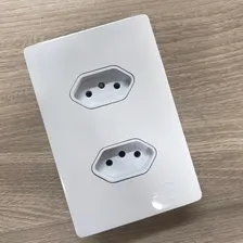 Tomada Dupla 10a Novara Toda Branca Novara Dicompel Foto mini 4