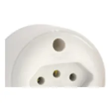 Tomada Externa Fame 2 Polos +terra 10a Branca 8214230 Foto mini 4