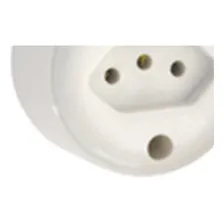Tomada Externa Fame 2 Polos +terra 10a Branca 8214230 Foto mini 3