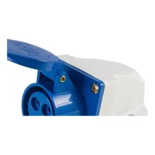 Tomada Externa Jng 2 Polos +terra 63a 220v Azul 52864 Foto mini  3