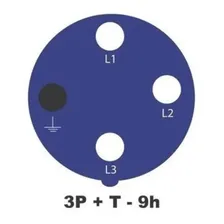 Tomada Industrial Sobrepor 3p+t 32a 220-250v 9h Tramontina Cor Tomada Sobrepor azul Foto mini 2