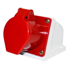 Tomada Industrial Sobrepor 3p+t+n 16a 6h Vm 380v Mgi-115 Jng Foto  mini 1