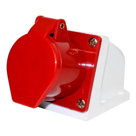 Tomada Industrial Sobrepor 3p+t+n 16a 6h Vm 380v Mgi-115 Jng Foto 1
