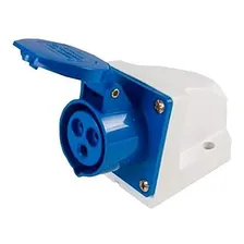 Tomada Industrial Sobrepor Jng 2p+t 63a 220v Azul 133 Foto mini 1