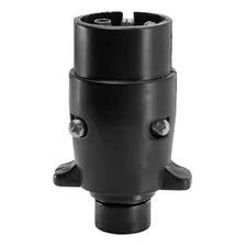 Tomada Macho Preto 6p - 12v Foto mini 2