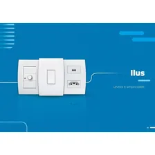 Tomada (módulo) Rede Rj45 Cat6 Ilus Siemens 5tg9 9100 Cor Branco Foto mini  3
