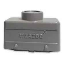 Tomada Multipolar 16 Pinos Base Alta E Plug Macho+femea Cor Cinza Foto mini  3