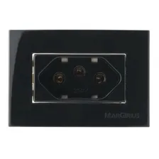 Tomada P/ Moveis Margirius 2p T Preta 20a 250v Nbr 14136 Cor Preto Foto mini 4