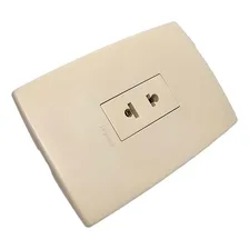 Tomada Padrão Americano 2p Universal Vertical Pial Legrand - Pial Plus Cor Bege Foto mini 2