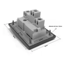 Tomada Para Moveis 10a Margirius Embutir M贸vel Planejado Mdf Cor Marrom Foto mini 3