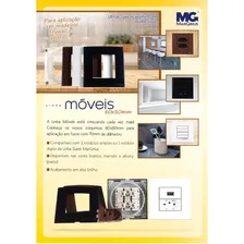 Tomada Para M贸vel Dupla De Embutir 20a Margirius 3 Cores Cor Branco Foto mini 3