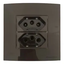 Tomada Para Móvel Dupla De Embutir 20a Margirius 3 Cores Cor Marrom Foto  mini 1