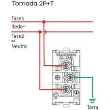 Tomada Para Móvel Dupla De Embutir 20a Margirius 3 Cores Cor Marrom Foto mini  2