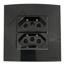 Tomada Para M贸vel Dupla De Embutir 20a Margirius 3 Cores Cor Preto Foto mini 1