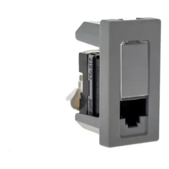 Tomada Rj45 Cat5e Cinza Pial Plus Foto 1