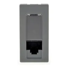 Tomada Rj45 Cat5e Cinza Pial Plus Foto mini 2