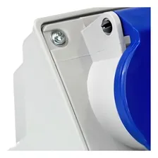 Tomada Sobrepor Newkon 3p+t 32a 200/250v 9h Ip44 N4209 Foto mini  2