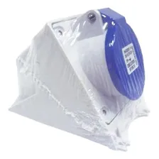 Tomada Sobrepor Steck 2p+t 16a 6h Azul 250v Newkon N3006 Foto mini  3