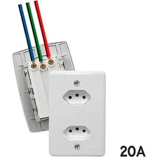 Tomadas Dupla Ilumi Monobloco Stylus 20a (fácil ) Foto mini 3