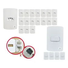 Tomadas Interruptores (25pçs) Margirus B3 Linha Modular Foto mini 1