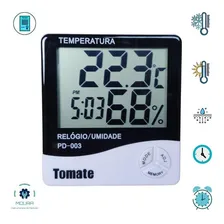 Tomate termo-higrômetro digital + certificado calibração rastreável Foto  mini 1