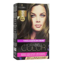 Tonalizante Creme Hidrabell Color 7.0 Louro Médio Hidrabell Foto mini 1