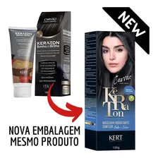 Tonalizante Keraton Banho De Brilho Cinza Carvão 100g - Kert Tom Carvão Foto mini  2