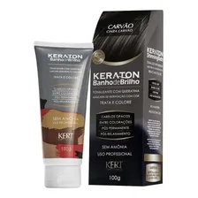 Tonalizante Keraton Banho De Brilho Cinza Carvão 100g - Kert Tom Carvão Foto mini  3